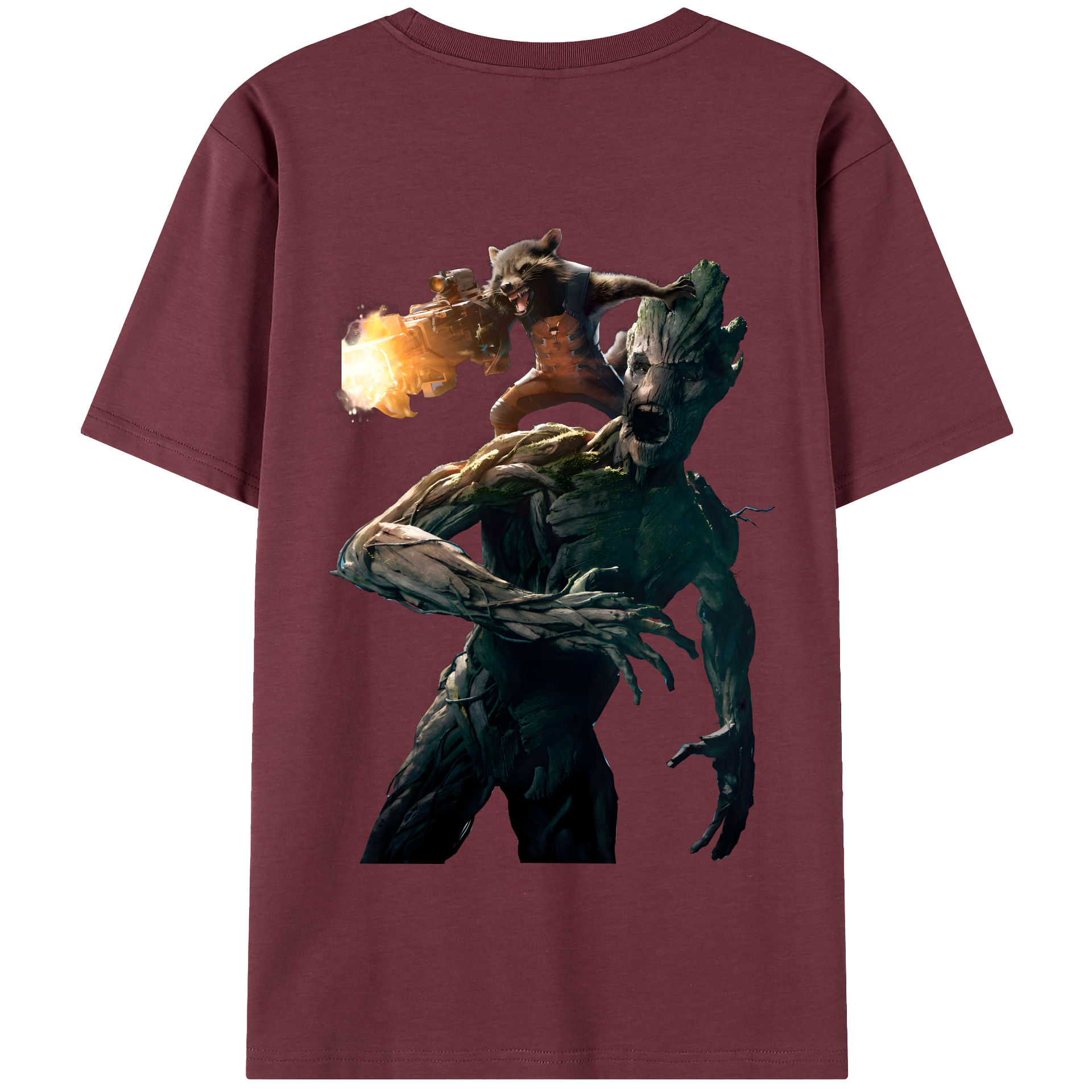 （画像用） アベンジャーズ The Avengers 綿100％半袖Tシャツ（背面プリント）